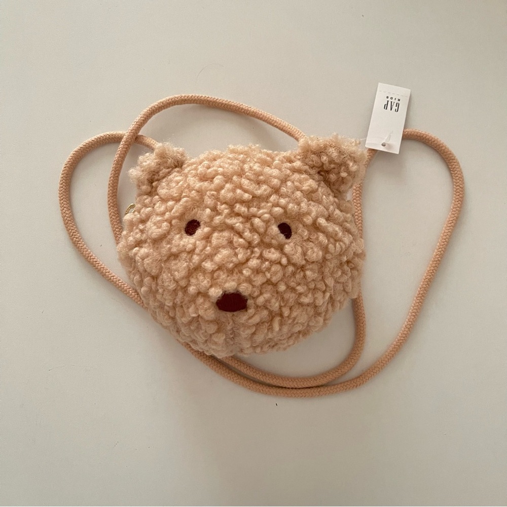 GAP Kids Baby Brannan Bear Tan Crossbody Bag